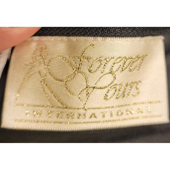 Forever Yours Formal Long Dress Prom Size 4 Black With Pink Strapless - Picture 6 of 9